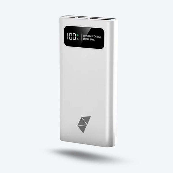 Banco de energía de 20.000 mAh y 120 W de carga rápida - Blanco