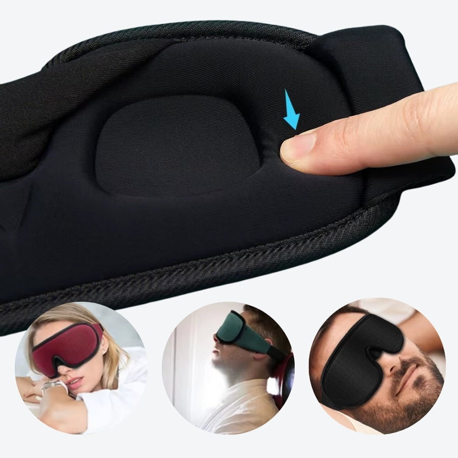 3D Sleep Mask - Black