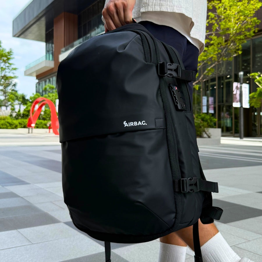PACK SAC DE VOYAGE AIRBAG - NOIR MAT