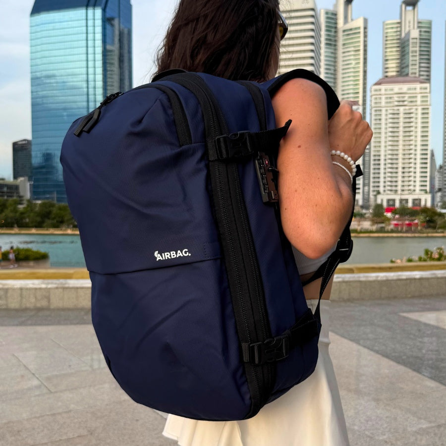 PACK SAC DE VOYAGE AIRBAG - NOIR MAT