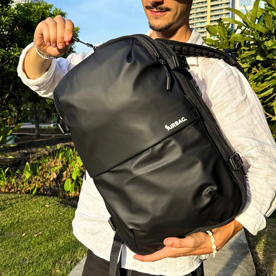 PACK SAC DE VOYAGE AIRBAG - NOIR MAT