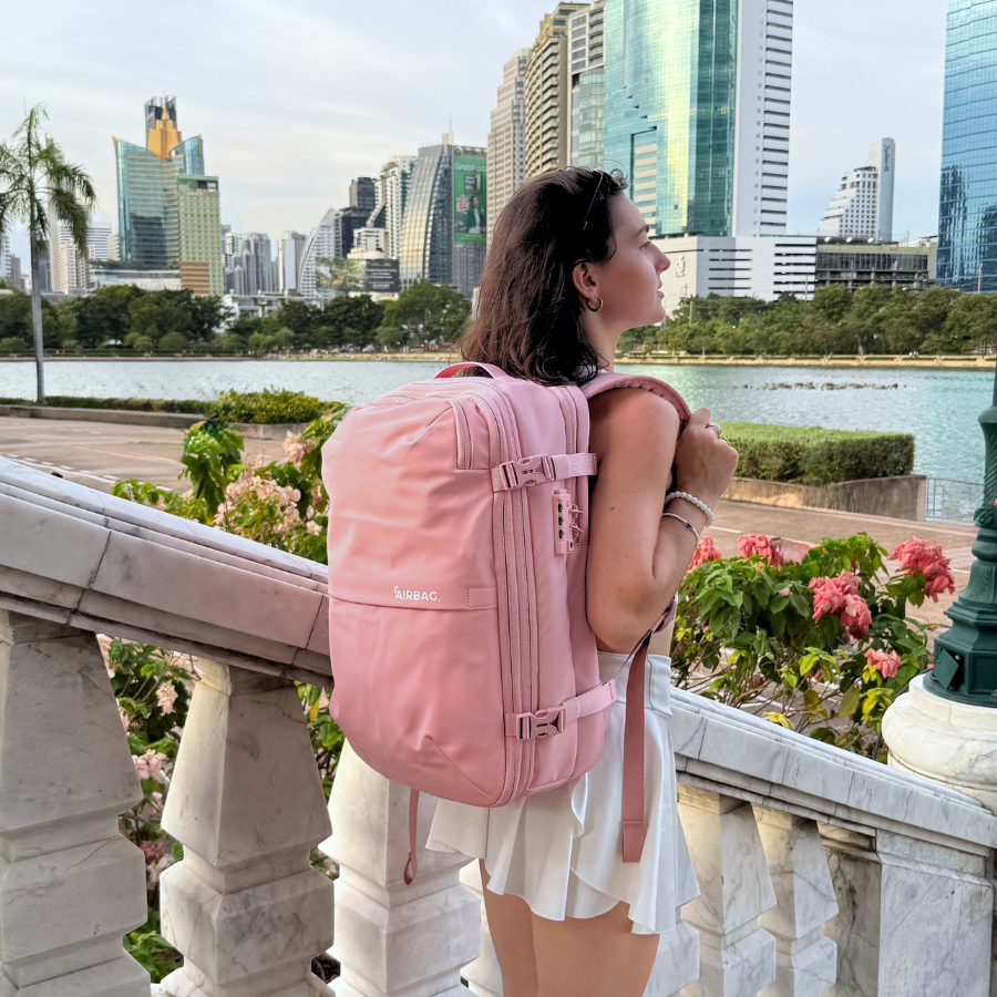 SAC DE VOYAGE AIRBAG - ROSE PÂLE