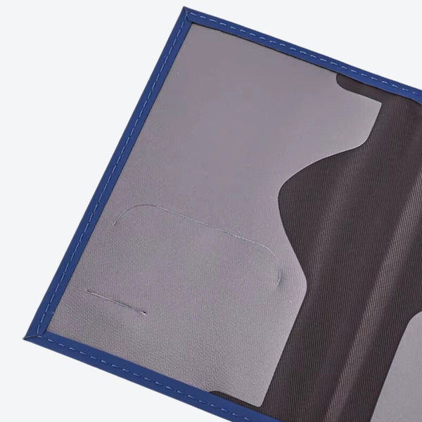 Pochette Passeport et Etiquette Bagage Design - Noir