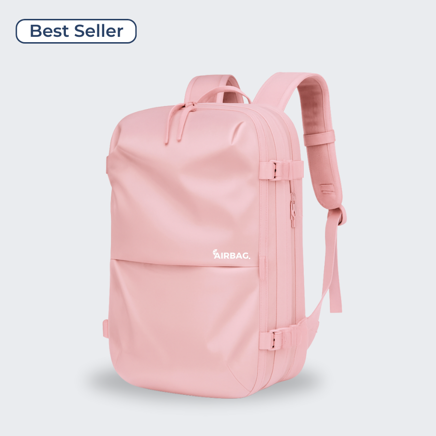 AIRBAG TRAVEL BAG - PALE PINK